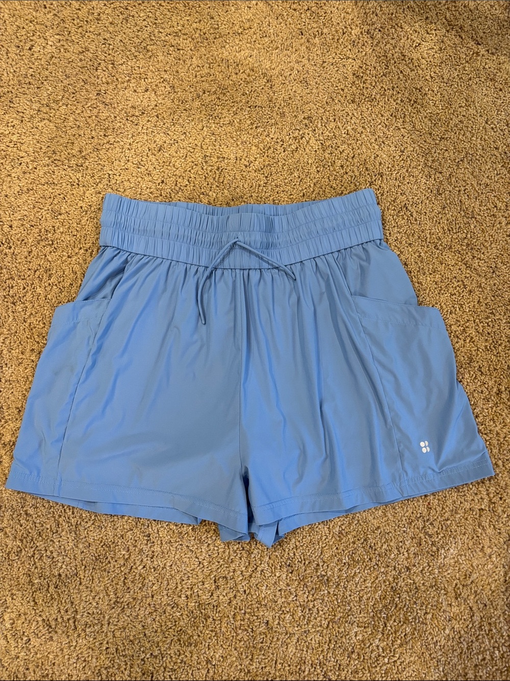 Sweaty Betty Light Blue Athletic Shorts